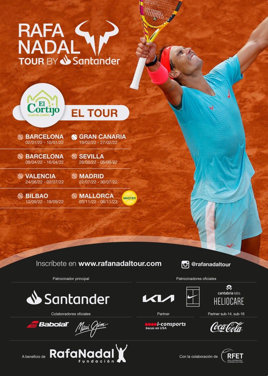 El Rafa Nadal Tour by Santander llega a Gran Canaria NorteGranCanaria
