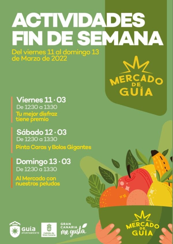 CARTEL ACTIVIDADES FIN DE SEMANA MERCADO