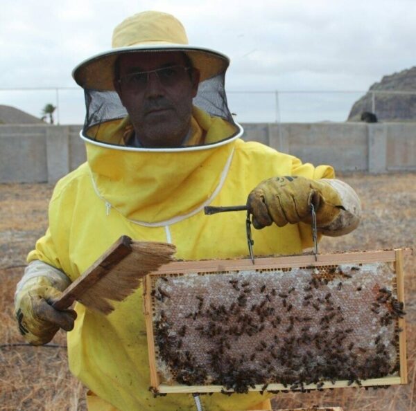 El apicultor Juan Felix Diaz