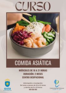 CARTEL CURSO COMIDA ASIATICA 1