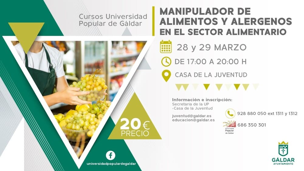 Cartel Curso Manipulador de Alimentos 1