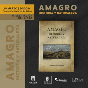 Cartel de la presentacion del libro de Amagro 1