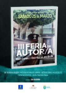 Cartel presentacion de Feria del Autor a en Guia 1