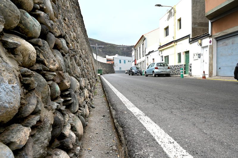 Parte de la carretera de San Felipe en la que se van a ejecutar las obras de ensanchamiento 1