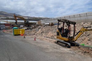 Estado de las obras en la calle Bajitierra 1