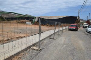 Estado de las obras en la calle Coruna 1