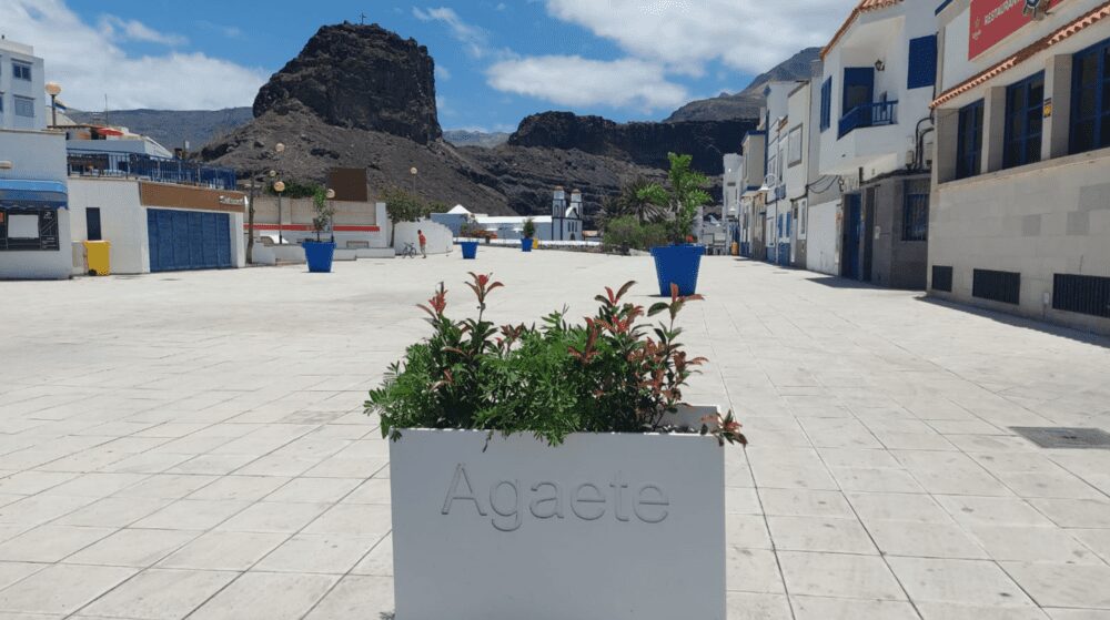 Agaete da color al Puerto de las Nieves con siete nuevos macetones3