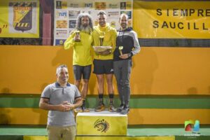 Entrega de premios Trail de Saucillo con Ancor Bolanos