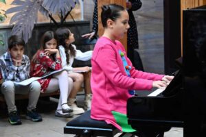 Imagen de archivo de una audicion de Piano durante las pasadas navidades