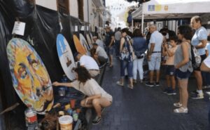 Agaete invita a pintar La Rama para abrir la programacion de las Fiestas de Las Nieves2023 07 17 a las 133510