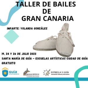 CARTEL TALLER BAILES DE GRAN CANARIA