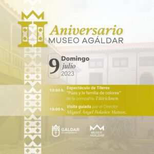 Cartel II Aniversario Museo Agaldar