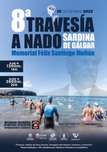 Cartel Travesia a Nado de Sardina