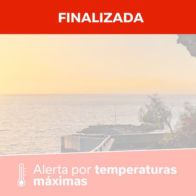 El Gobierno finaliza la situación de alerta por temperaturas máximas en Gran Canaria