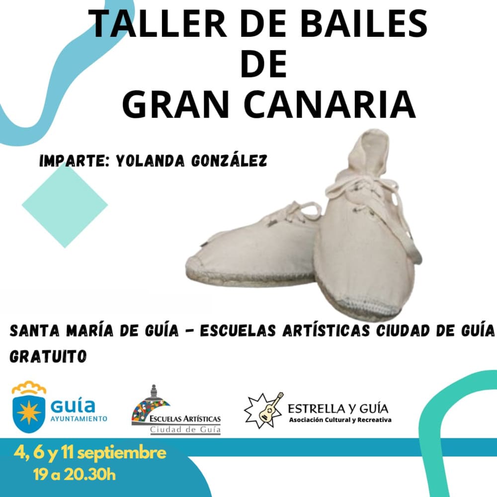 CARTEL TALLER BAILES DE GRAN CANARIA 1