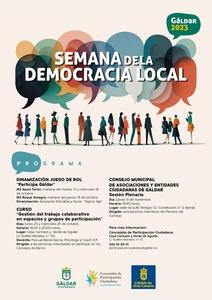 Cartel Semana de la Democracia Local 1