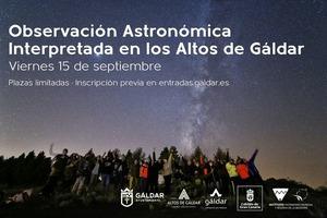 Cartel observacion astronomica 2