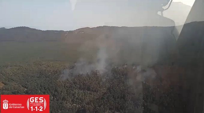 Actualización de la situación del incendio forestal de Tenerife