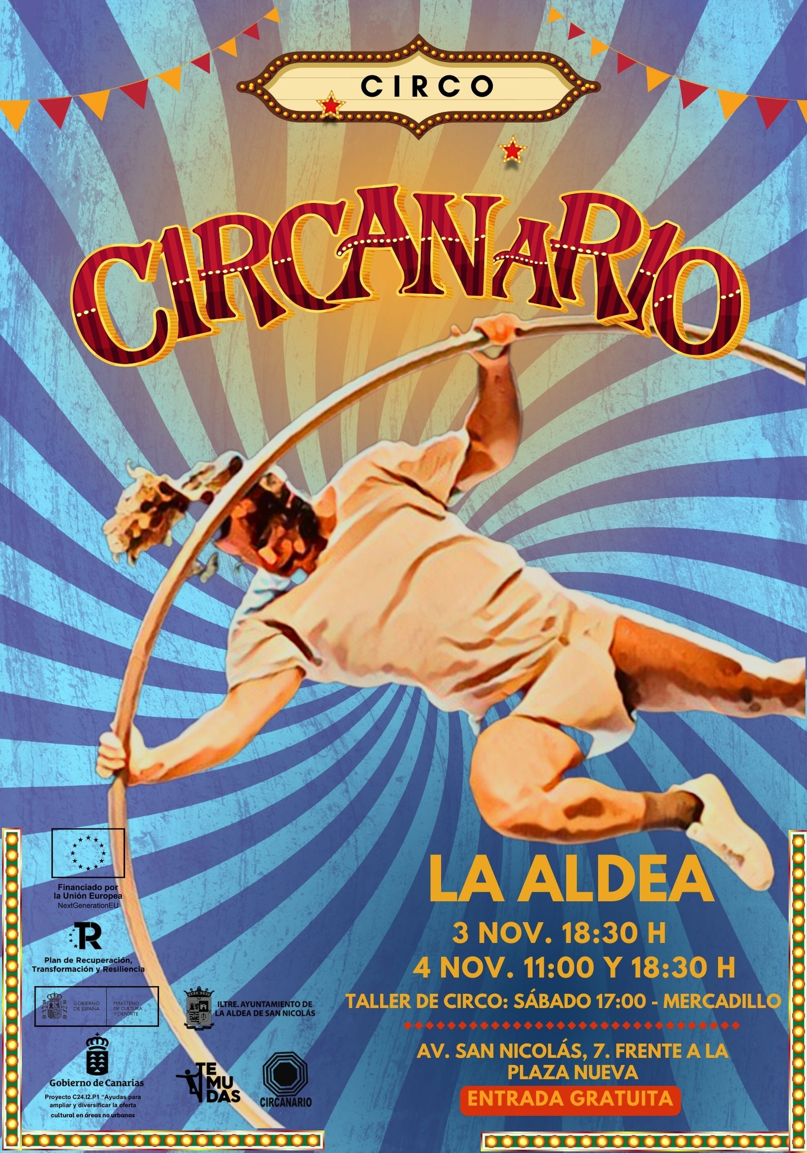 CARTEL LA ALDEA 3 Y 4 NOV