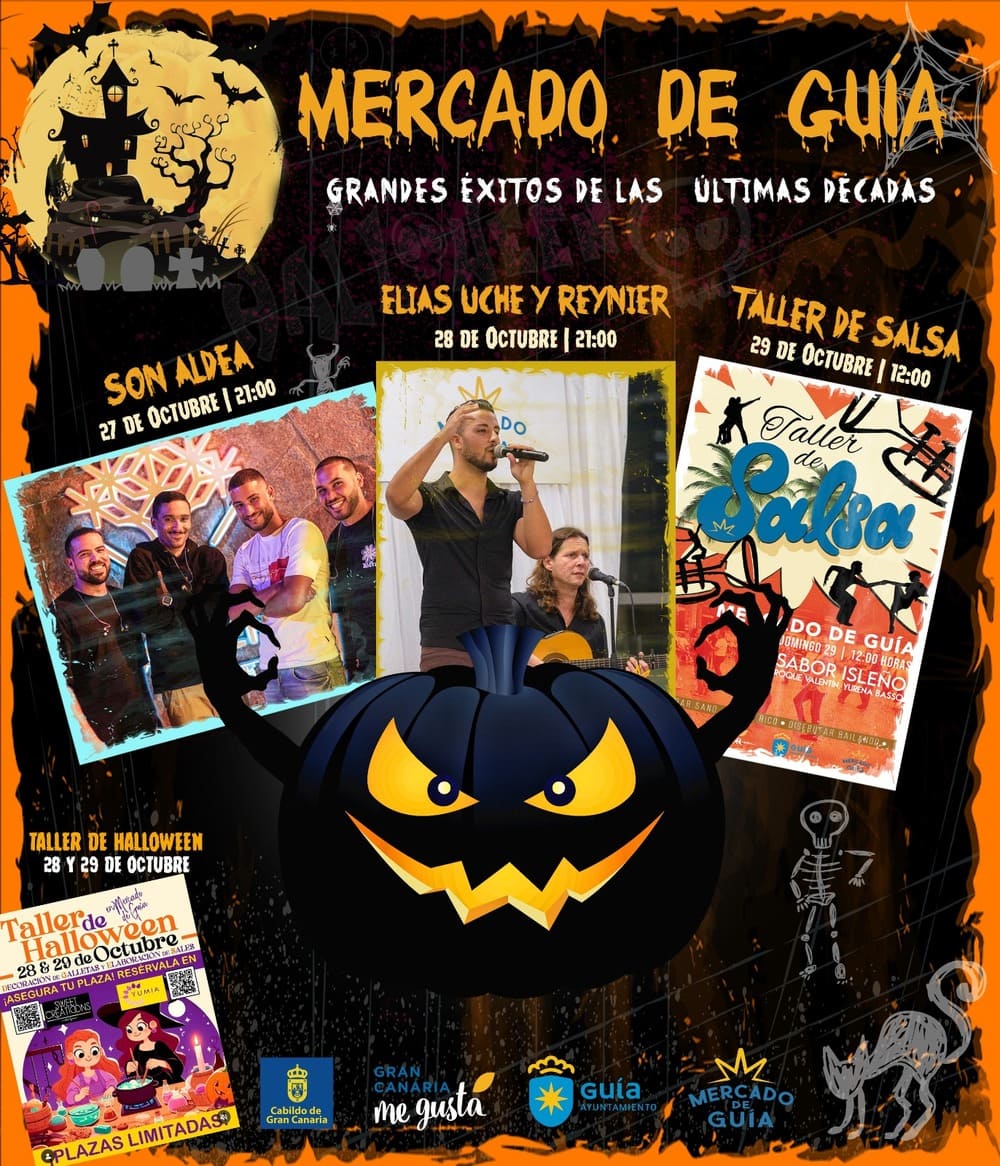 El Mercado de Guía celebra Halloween este fin de semana con premios