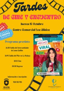 Cartel TARDES DE CINE Y ENCUENTRO