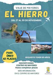 Cartel viaje El Hierro