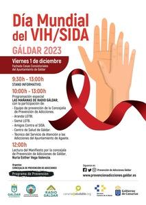 Cartel del Dia Mundial de la Lucha contra el VIH SIDA