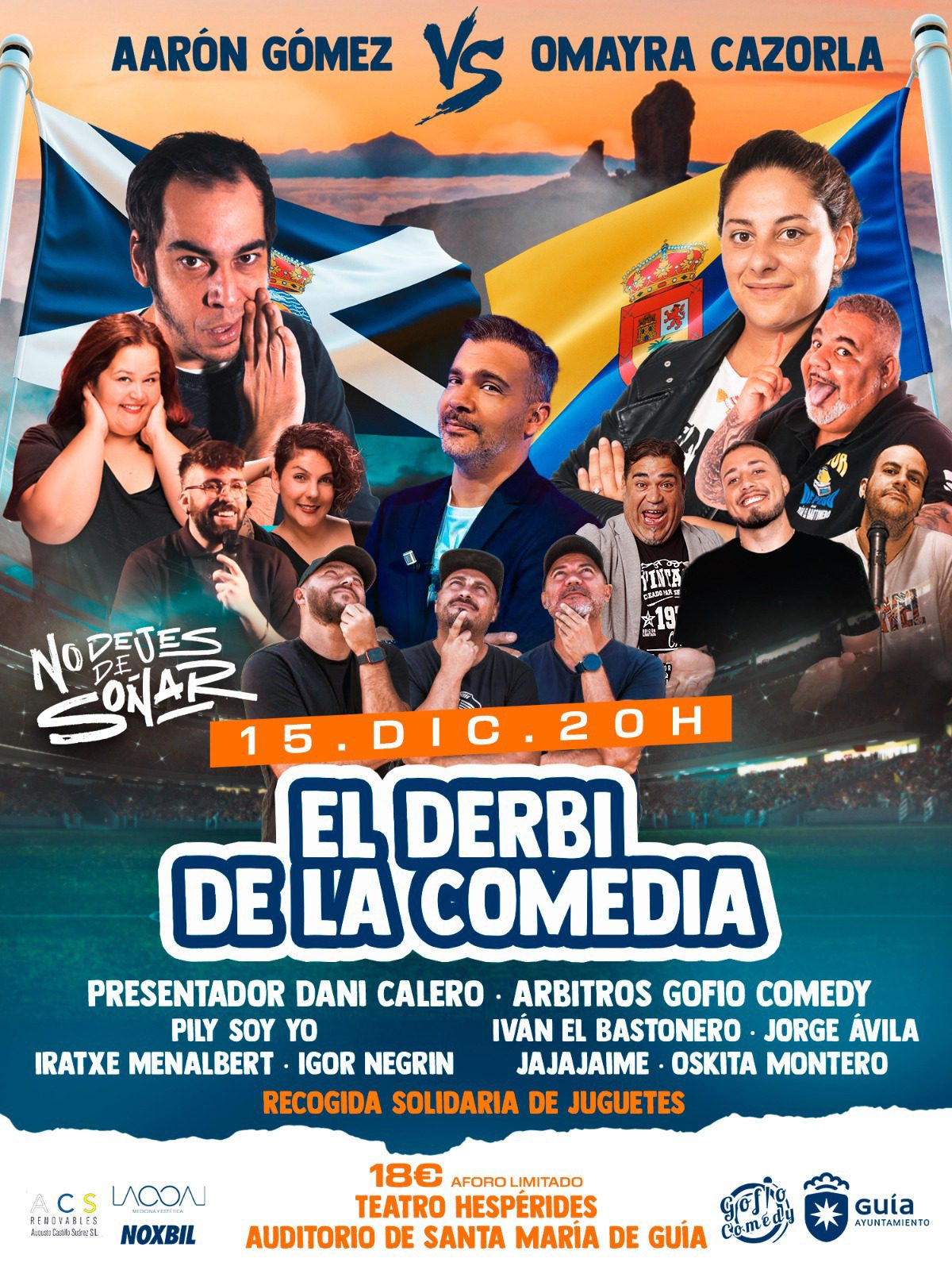 CARTEL DERBI COMEDIA