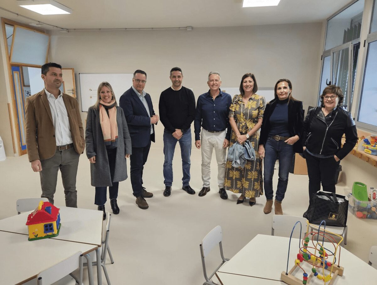 El Gobierno de Canarias inaugura en el CEIP Sanchez y Sanchez de Agaete las aulas para alumnado de dos a tres anos1