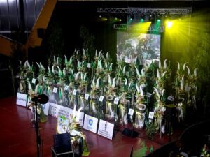 Imagen de archivo de la presentacion de Los Chismosos Murga el pasado ano en el terrero de lucha1