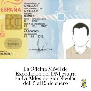 La Aldea oficina movil expedicion DNI