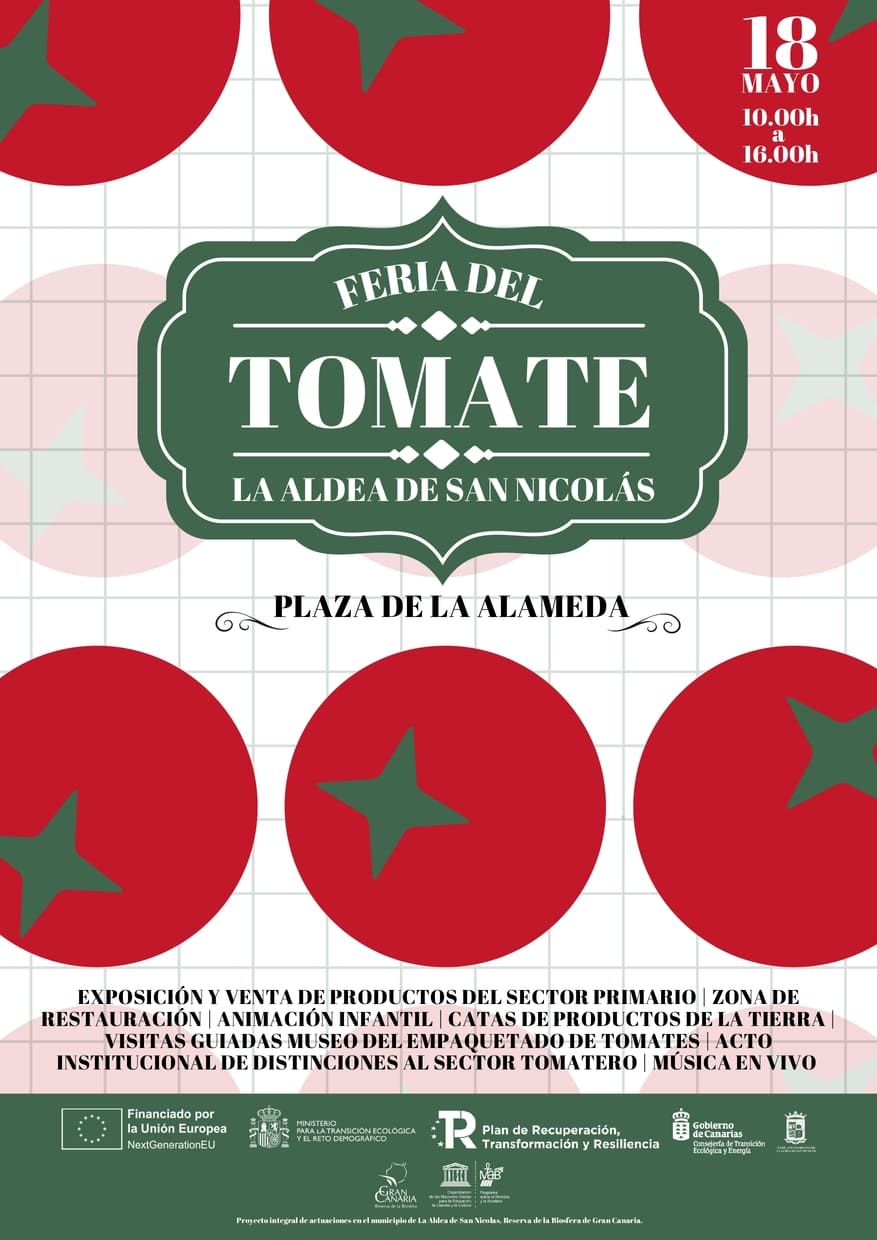 La Aldea de San Nicolás celebra un mes de mayo con el tomate como protagonista