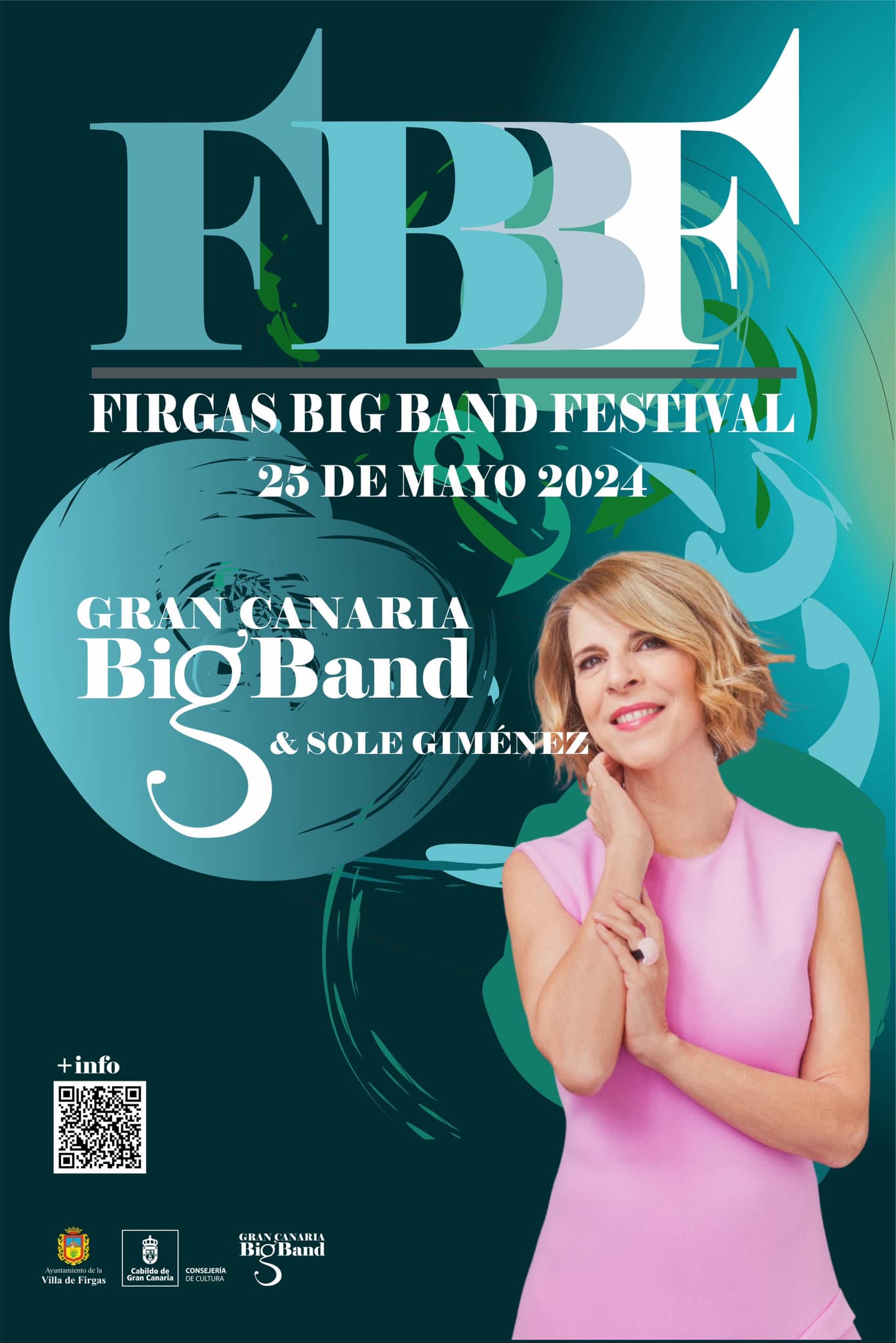La cantante Sole Giménez, artista invitada en la segunda edición de Firgas Big Band Festival que se celebra este sábado