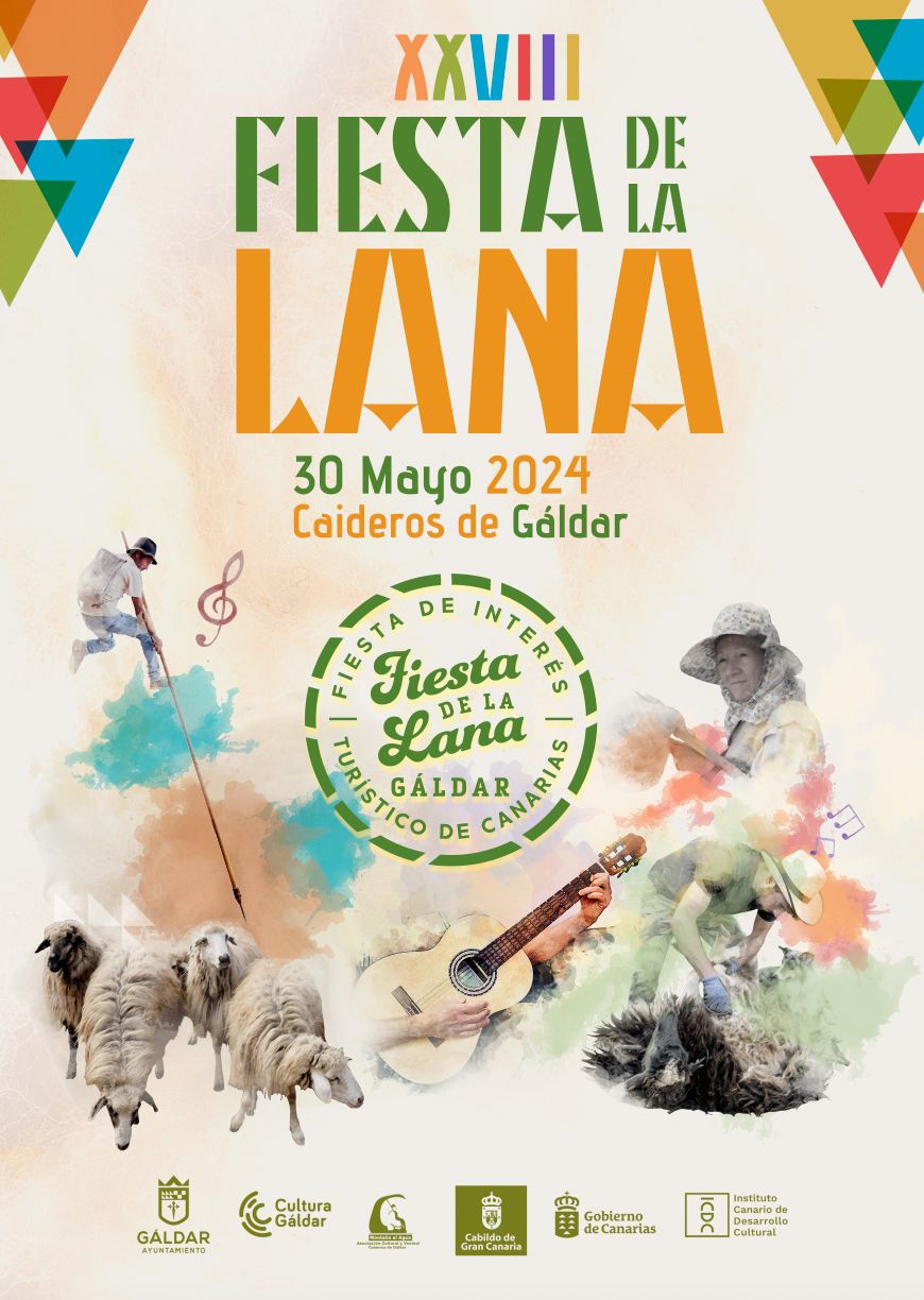 Caideros de Gáldar prepara una amplia agenda para la Fiesta de la Lana, Fiesta de Interés Turístico de Canarias