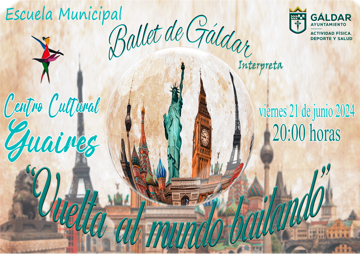 Escuela Municipal de Ballet de Gáldar clausura el curso 2023-24.