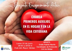 Cartel de Charla de Primeros Auxilios