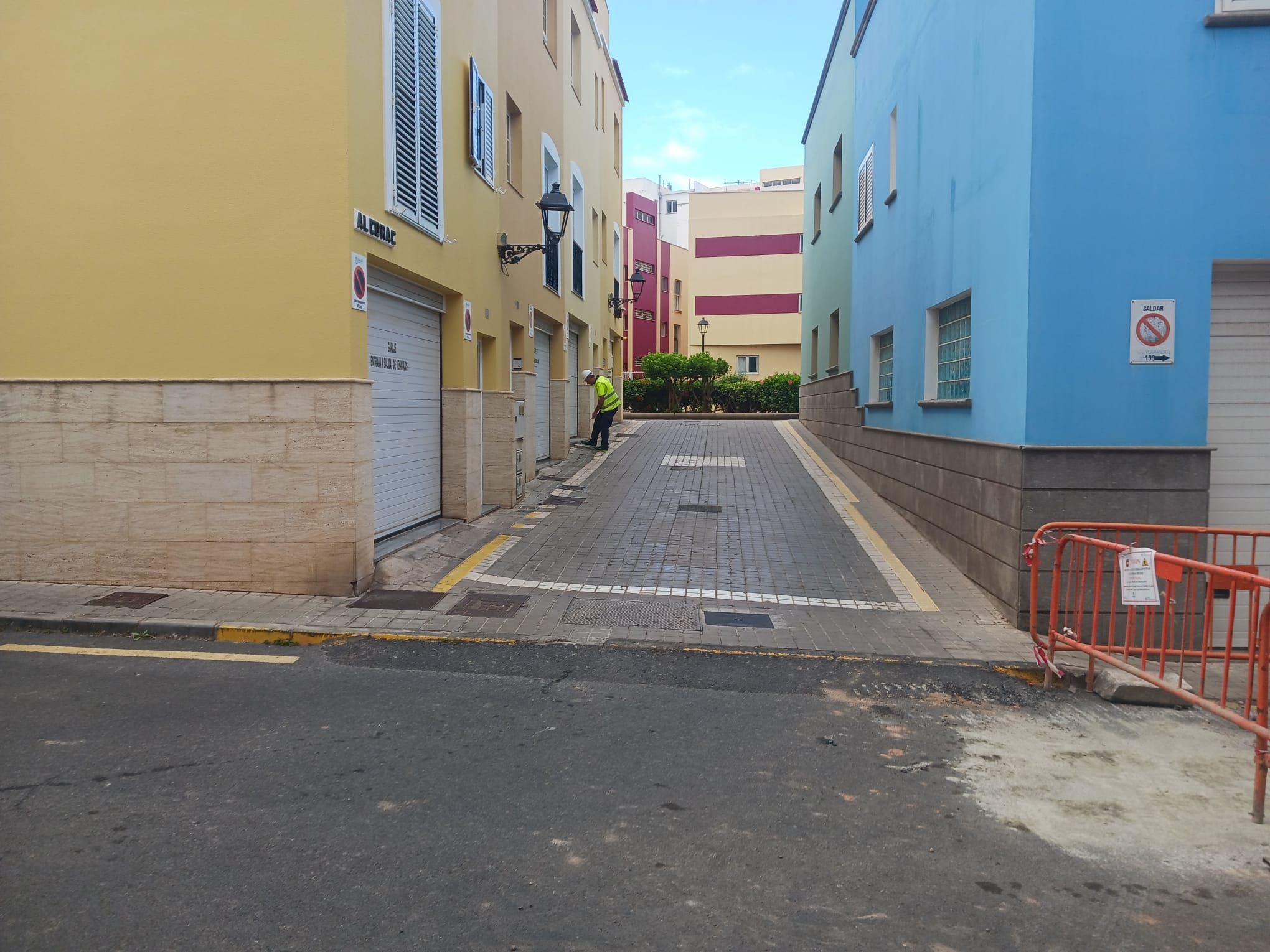 Las obras de ampliación de la zona comercial abierta obligan al corte de un tramo de la calle Doramas a partir del lunes