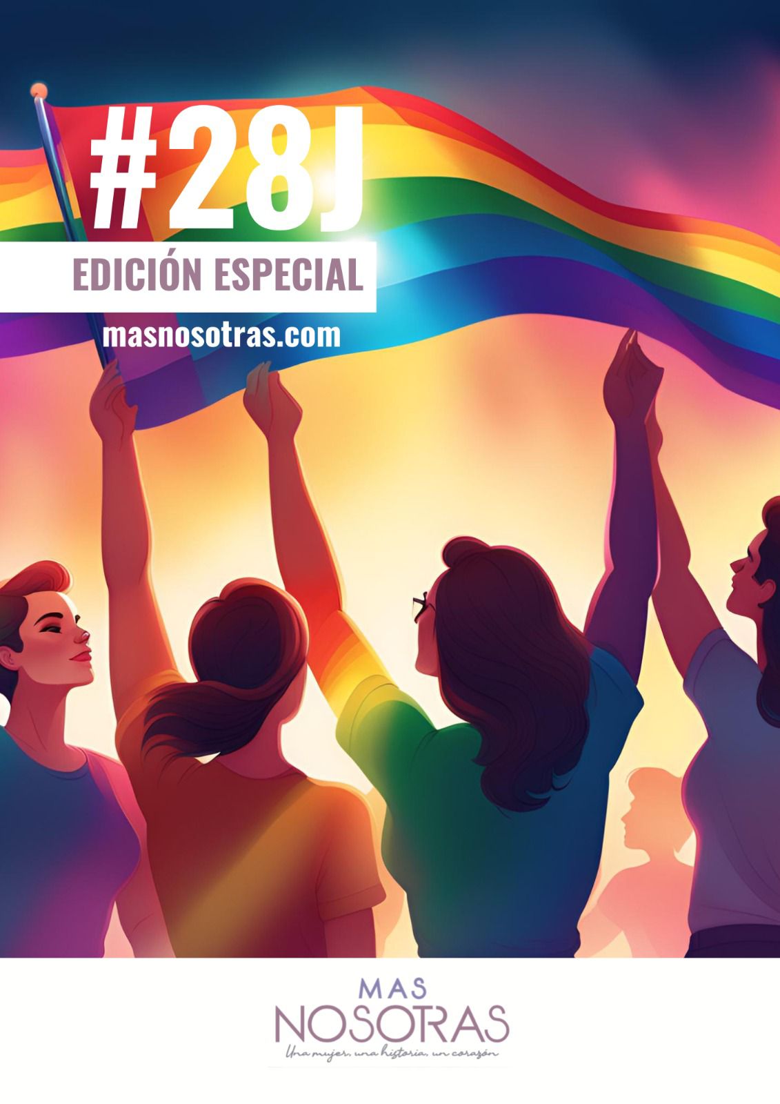 masnosotras.com celebrará el Día del Orgullo LGTBIQ+ con una edición especial