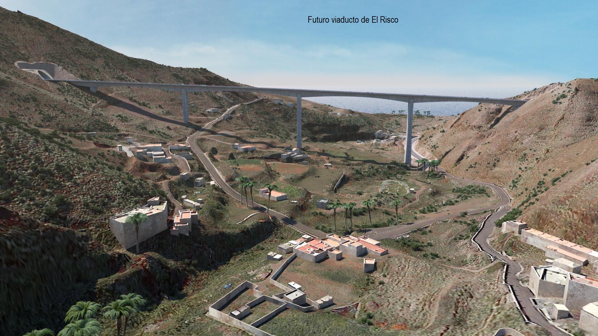 La propuesta de un túnel  con el nombre de Roque Aldeano les anima para seguir en la lucha por la finalización Agaete-El Risco