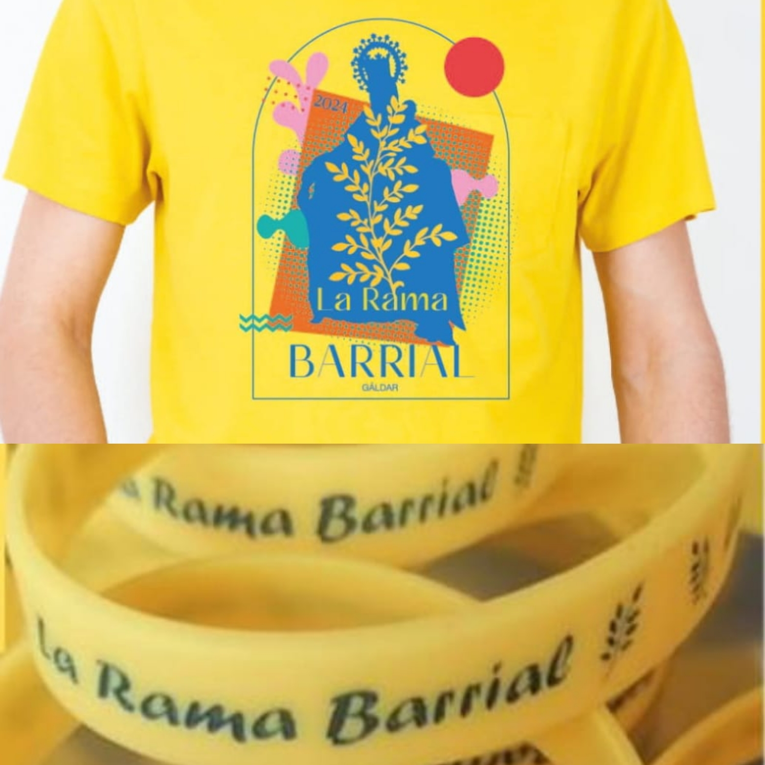 La rama de Barrial 2024 estrenará camiseta y pulsera, diseñadas por Texiade Santana.