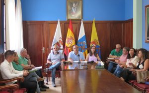 Un momento del Pleno celebrado hoy en las Casas Consistoriales