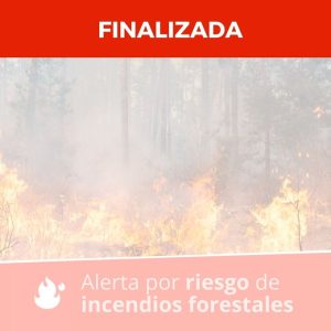 Fin Alerta Incendios