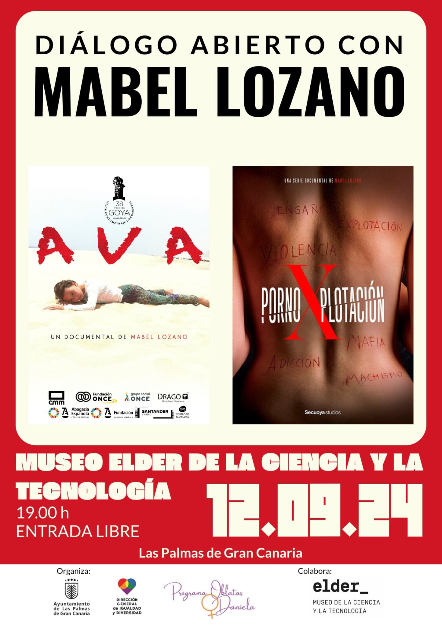 Presentación de “AVA” de Mabel Lozano (Cortometraje ganador del Goya 2024)