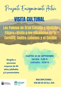 Cartel visita a Las Palmas