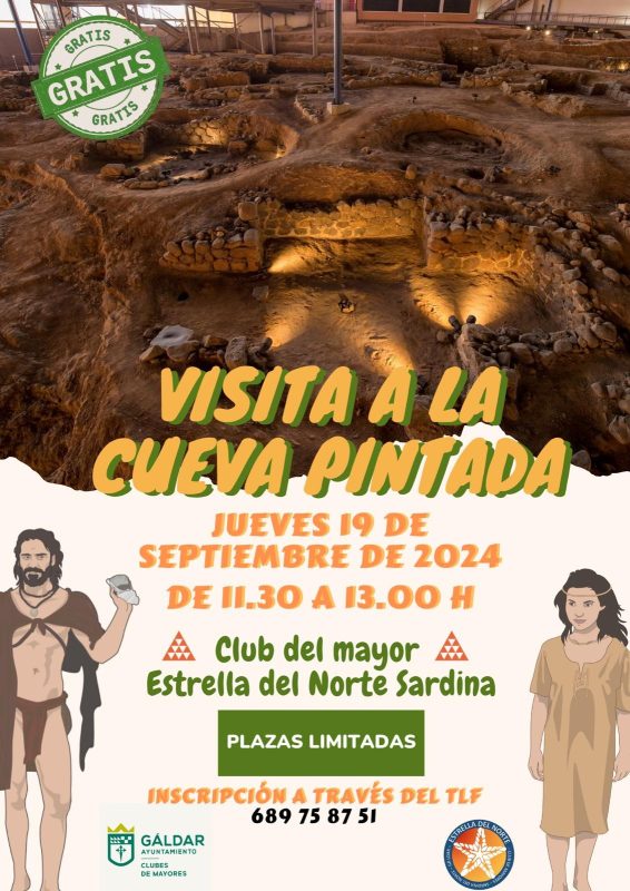 Cartel visita del Club del Mayor de Sardina