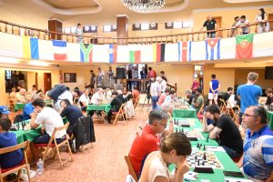 Celebración del torneo de ajedrez en el Casino de Gáldar