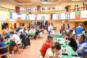 Celebración del torneo de ajedrez en el Casino de Gáldar