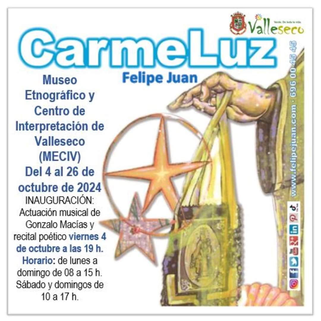 Inauguración de la exposición “CarmeLuz” del pintor Felipe Juán