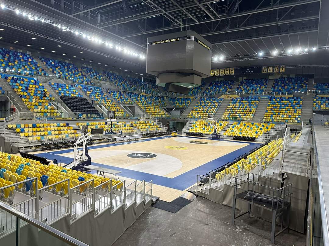 El Instituto Insular de Deportes publica la licitación de las obras para sustituir la iluminación de la pista central del Gran Canaria Arena con tecnología LED