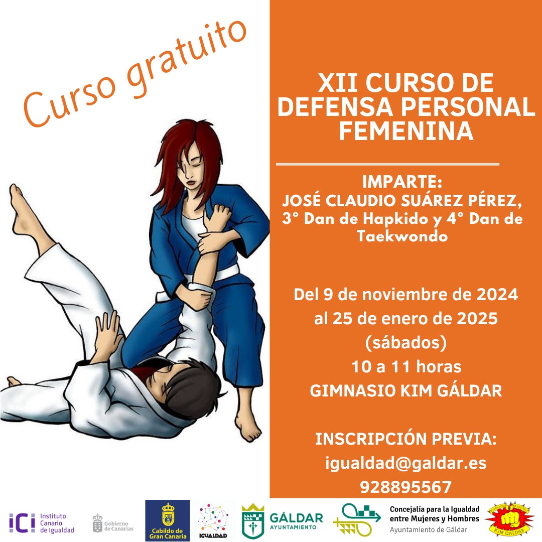 Igualdad organiza un curso de Defensa Personal Femenina de noviembre a enero